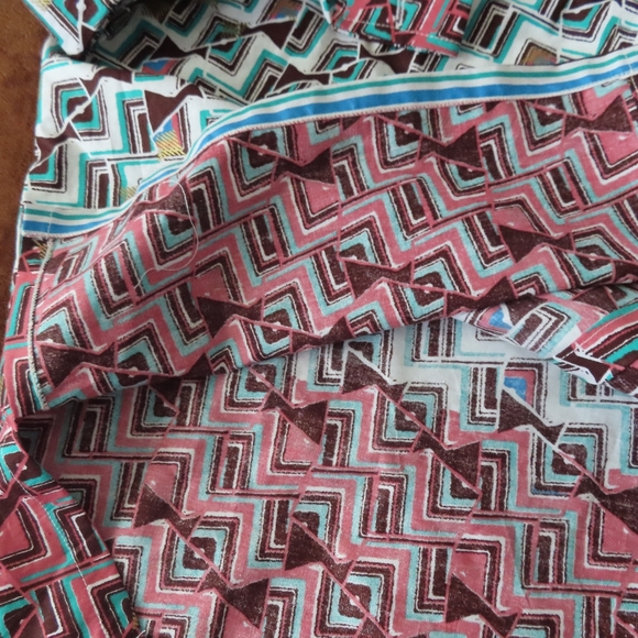 unbranded custom handmade geometric dress shirt no size (READ) - Picture 5 of 8